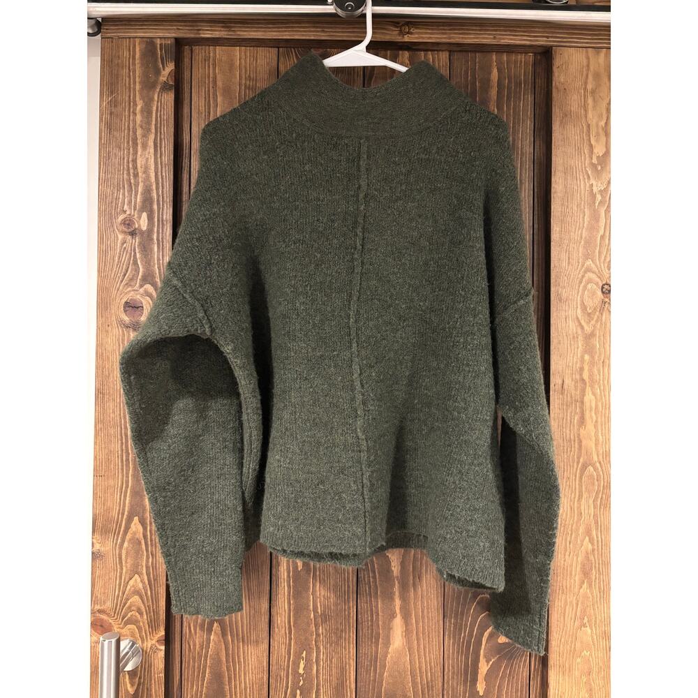 Universal Thread Wool Mock Neck Hunter Green Medi… - image 1